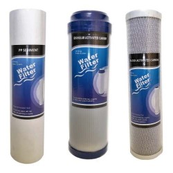 Kit de filtros para tres Etapas de 10 Pulgadas